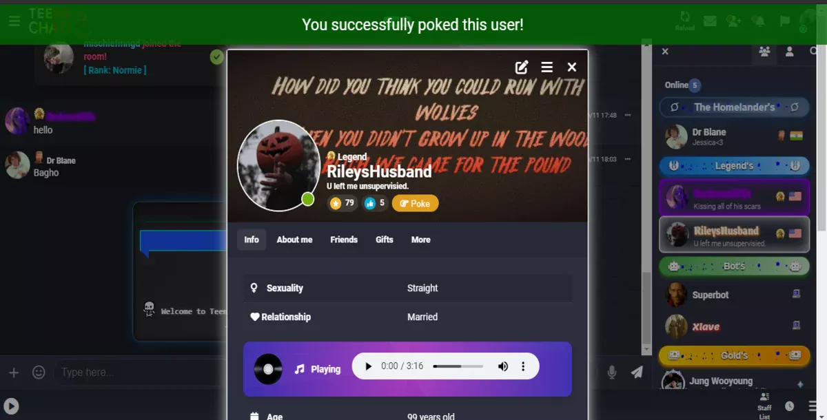 Poke Message